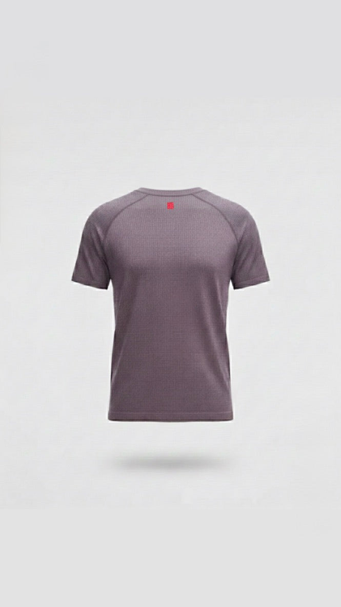 Short sleeve purple