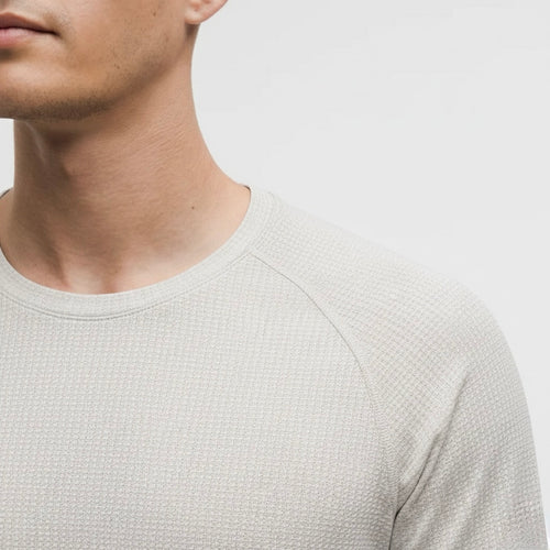 Long sleeve stone white