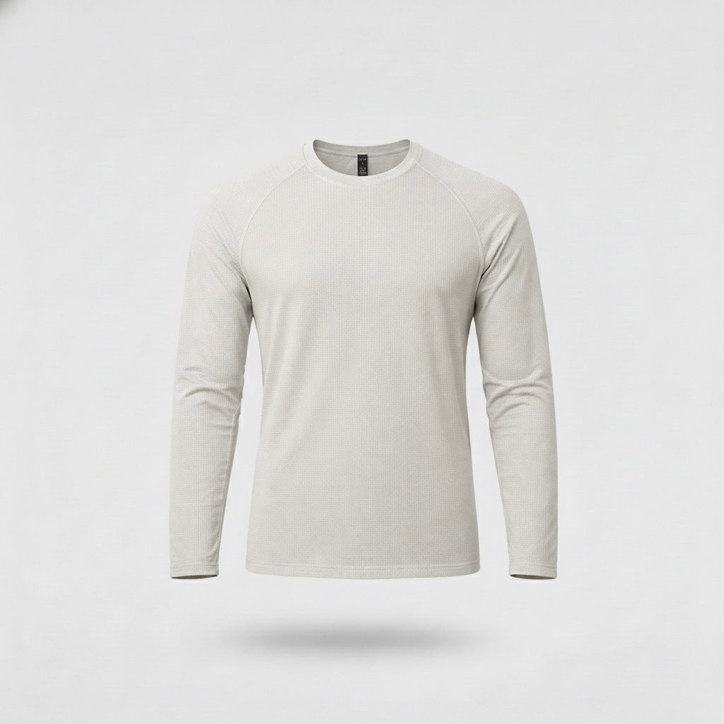Long sleeve stone white