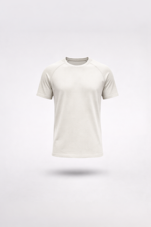 Short sleeve stone white